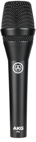 AKG Pro Audio P5i Dynamic Vocal Microphone with Harman Connected PA Compatibility, Black (AKG P5i)