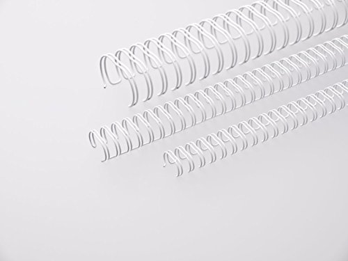 Binderücken Renz Ring Wire 2:1 6,9 mm für 45 Blatt weiß