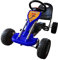 vidaXL Gokart Pedal Blau Kinderfahrzeug Kinder Tretauto Rennkart Gocart