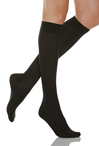 Relaxsan Microfibra 750M (1 Paio - Nero, tg.3) gambaletti compressione graduata 70 Den