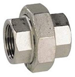 Raccord union inox droit à visser F 1''1/4 Sféraco | Raccord union inox droit à visser - F 1''1/4