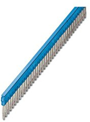 Phoenix Contact CONTACT FBS 50-5 BU Steckbrücke, 5.2mm Rastermaß, 50 Polzahl, Blau, 10 Stück Abox 040-L