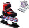 Inliner Schlittschuhe 2 in 1 VERSTELLBAR Gr. 30 - 33