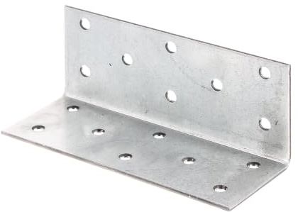 Alberts 848392 Winkelverbinder | sendzimirverzinkt | 40 x 40 x 100 mm | 25er Set