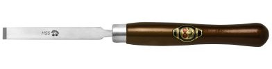 KIRSCHEN Werkzeuge 1565020 | HSS-Drechslerbeitel mit gradem Flachmeißel 20mm