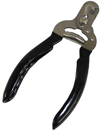 Gullor Included Free Nail File, Professional Nail Scissors for Dog & Cats, Safe and Sharp Stainless Steel Blades - Black