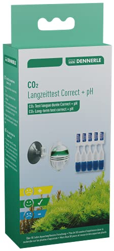 Dennerle CO2 Langzeittest Correct + pH - einfache und exakte Kontrolle des CO2-Gehalts im Aquarium