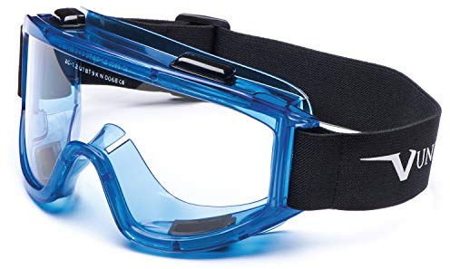 Univet 601.02.77.01 helglasögon Nummer 601 med klart glas av acetatm blå