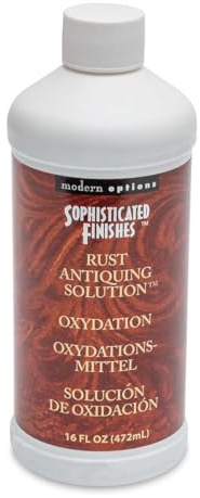Modern Options Antiquing Solution 16 oz Bottle - Instant Rust