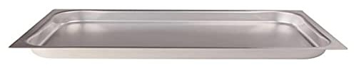 Pentole Agnelli ALMA18265 Teglia Gastronorm in Lega 3003, 6.5 cm, Alluminio, Bianco, 53x32.5x6.5 cm