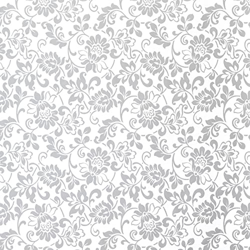 Fablon FAB10134 45 cm x 2 m Roll Heritage, Silver