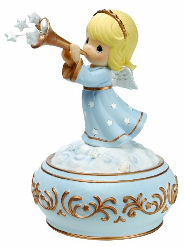 Precious Moments Trumpeting Angel Musical Tune: Hark The Herald Angels Sing