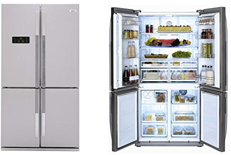 BEKO: Foodcenter GNE-114613X, No Frost, acier inoxydable A++