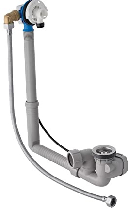 Geberit 150.704.00.2 Sifone e Colonna per Vasca da Bagno