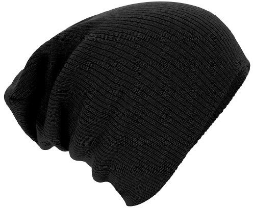 Beechfield Slouch Beanie One Size,Black