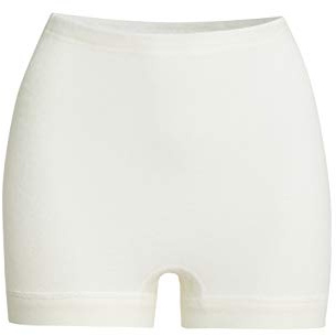 con-ta Pagenschlüpfer, weiche Unterwäsche für Damen, passgenaue Bekleidung aus Angora und Wolle, Bequeme Panty, Damenwäsche in Wollweiß, Größe: 50