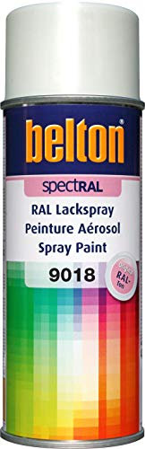 belton spectRAL Lackspray RAL 9018 papyrusweiß, glänzend, 400 ml - Profi-Qualität