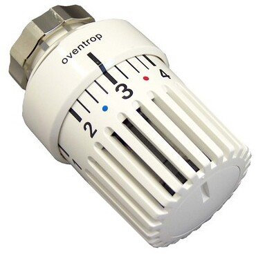 Oventrop Termostato testa Uni ldvl adatto per Danfoss Bau Serie RAVL con morsetto connettore bianco