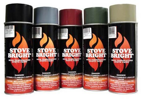 Forrest Paint 6325 1200º Wood Stove High Temp Paint - Surf Sand