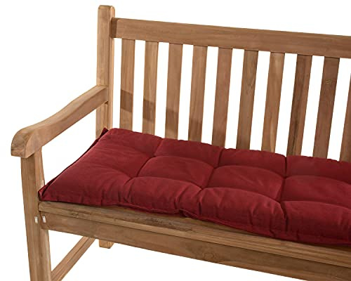 Möbelträume Bankauflagen 140 x 49 x 6 cm Rio 50318-300 in rot Auflage ohne Bank