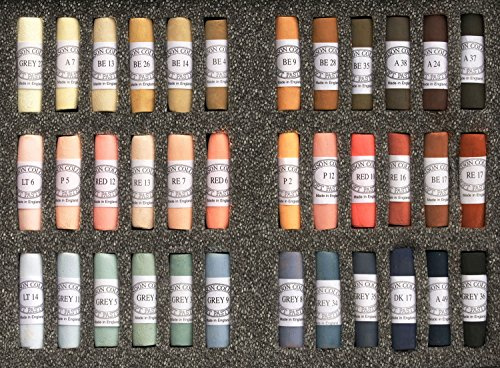 Unison Weiches Pastell-Set – 36 Hochformatfarben