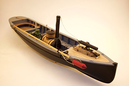 Modell Expo – 1/24 USN Picket Boat – trä- och metallbyggsats, marinblå