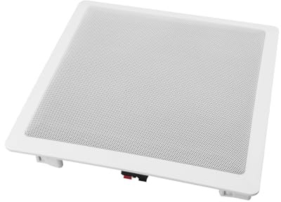 OMNITRONIC CSUB-10 Decken-Subwoofer | 10-Einbaulautsprecher, Doppelschwingspule, 90 W RMS, 2 x 8 Ohm, 268 x 268 mm