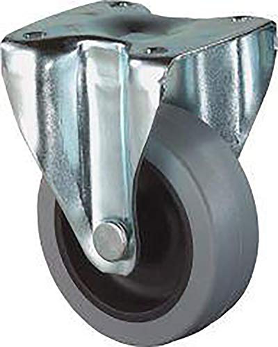 Format 4021885040093 – bockrolle. Gummirad grau Gleitlager 80 mm