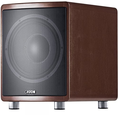 Canton SUB 650 aktiver Subwoofer (200/350 Watt) wenge-braun (1 Stück)