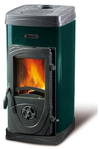 Stufa fuoco continuo super junior verde