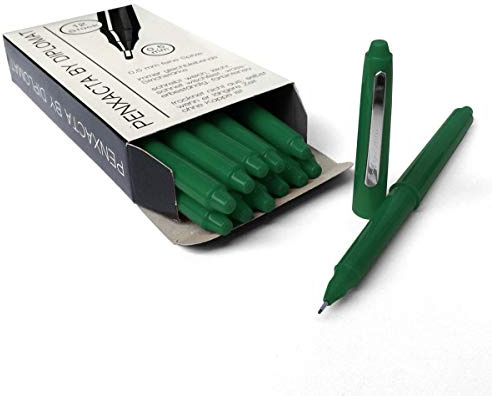 Penxacta Diplomat Fineliner 0,5 mm, Grün, 12 Stück