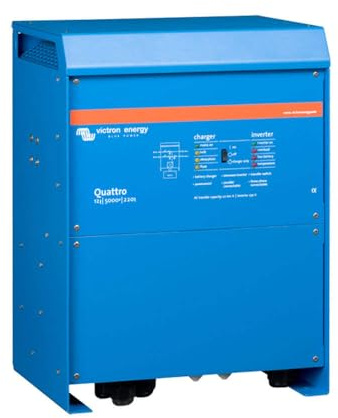 Victron Energy Quattro 5000VA 12-Volt 230V Pure Sine Wave Inverter 220 amp Battery Charger