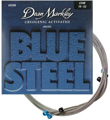 Dean Markley 2558 Jeu de cordes pour guitare électrique Bluesteel Hl 10-13-17-30-42-52
