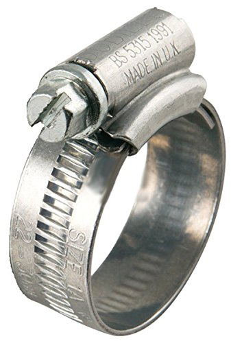Genuine Jubilee Clip 4X 85-100MM Hose Fuel Clamp Worm Drive Petrol Pipe Line - 5 Pack