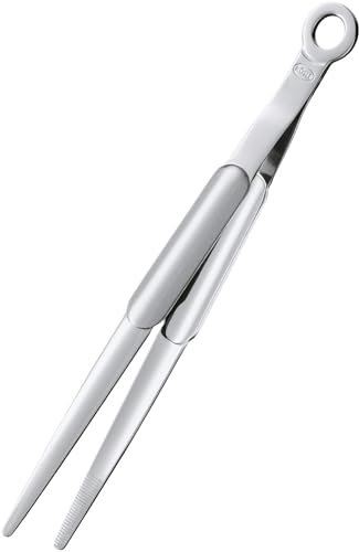 Rosle Stainless Steel Patisserie Tongs, 18 cm