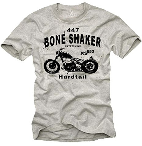 MAKAYA Camisetas Moteras Hombre - Moto XS 650