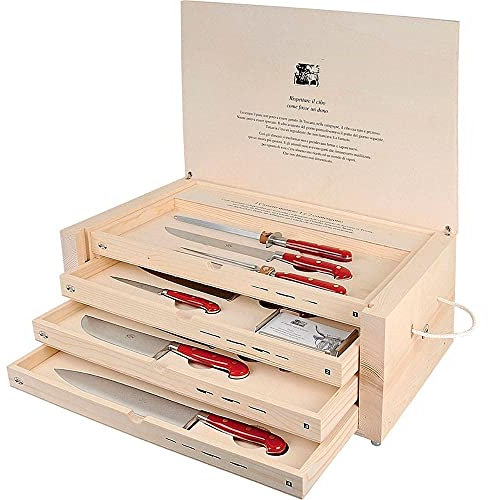 Coltellerie Berti - Il Trinciante completo - Set coltelli cucina forgiati