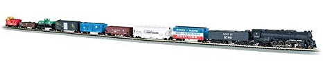 Bachmann Trains - Empire Builder Ready To Run 68 Piece Electric Train Set - N Scale