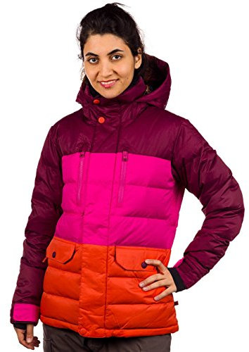 Burton WB Dandridge - Chaqueta de snowboard para mujer, Granate, extra-small