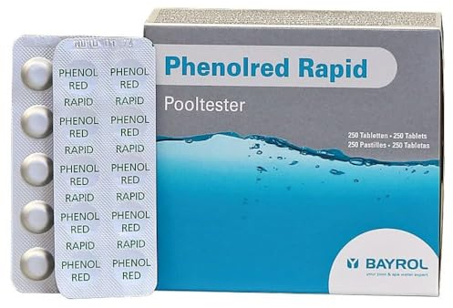 Bayrol 250 Testtabletten Phenol Red pH-Wert für Pooltester