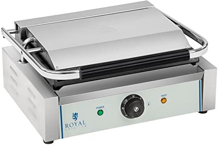 Royal Catering - RCKG-2200 - Piastra panini - 1 x 2.200 Watt