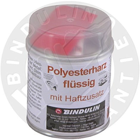 Polyester-Harz ohne Gewebe mit Härter und Pinsel zum Auftragen (250 g Set)