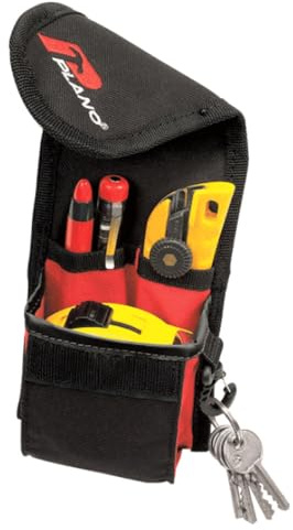 Plano Werkzeugtasche aus verstärktem Stoff, 522TB, Schwarz/Rot