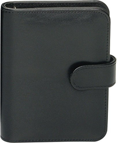 bind Systemplaner A6 mit Systemeinlage ohne Kalender Kalendarium Agenda Lederimitat schwarz 16501-1