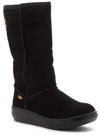Rocket Dog Sugardaddy Women's Suede Pull On Boots with Durable Rubber Outsole - Chocolate, 5 UK