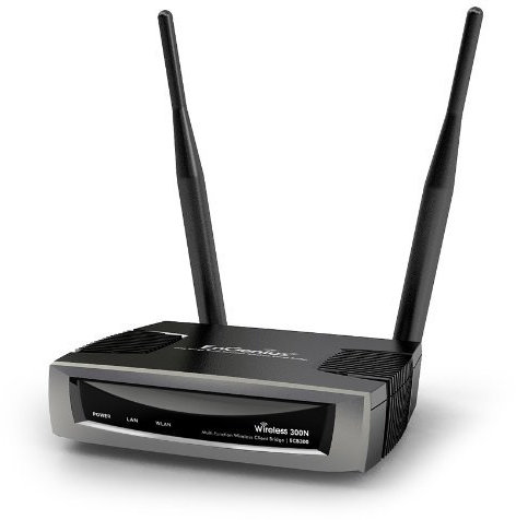 Engenius ECB-300 Long Range Multi-function Wireless N Access Point / Client Bridge with 2 External 5dBi Antenna and 802.3af PoE