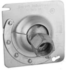 Appleton 8456R SHC Ball Type Swivel Hanger Cover for 4 Square Boxes, Permit 20 Degree Swing from Vertical, 3/4 Fixture Stem, 2 Length