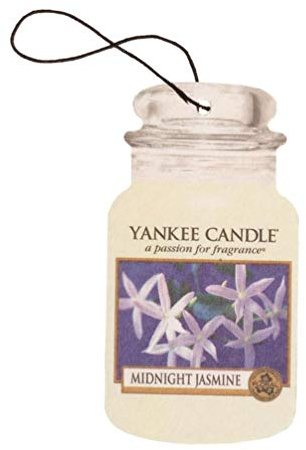 Yankee Candle 1224921E Jasmin de Minuit Désodorisant pour Voiture en Pot Combinaison Jaune 7,8 x 19,7 x 1cm