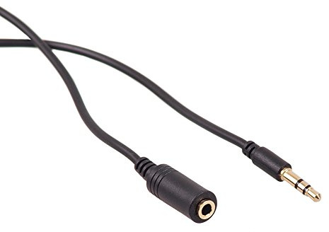 Maclean MCTV-821 Klinkenstecker 3,5mm zu 3,5mm Klinken Buchse Kabelverlängerung Stereo Audio Klinken Verlängerungskabel (5m)