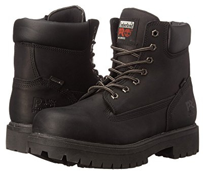 Timberland PRO - Mens 6 Direct Attach Steel Safety Toe Waterproof Insulated Shoe, 9 2E UK, Black